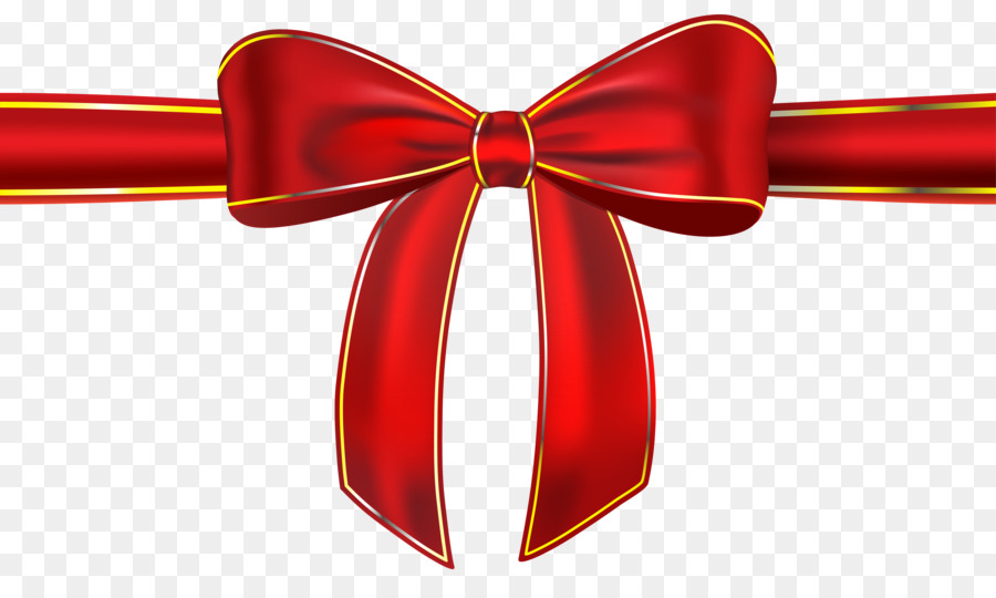 Red ribbon Satin Clip art - bow png download - 6152*3601 - Free Transparent Ribbon png Download.