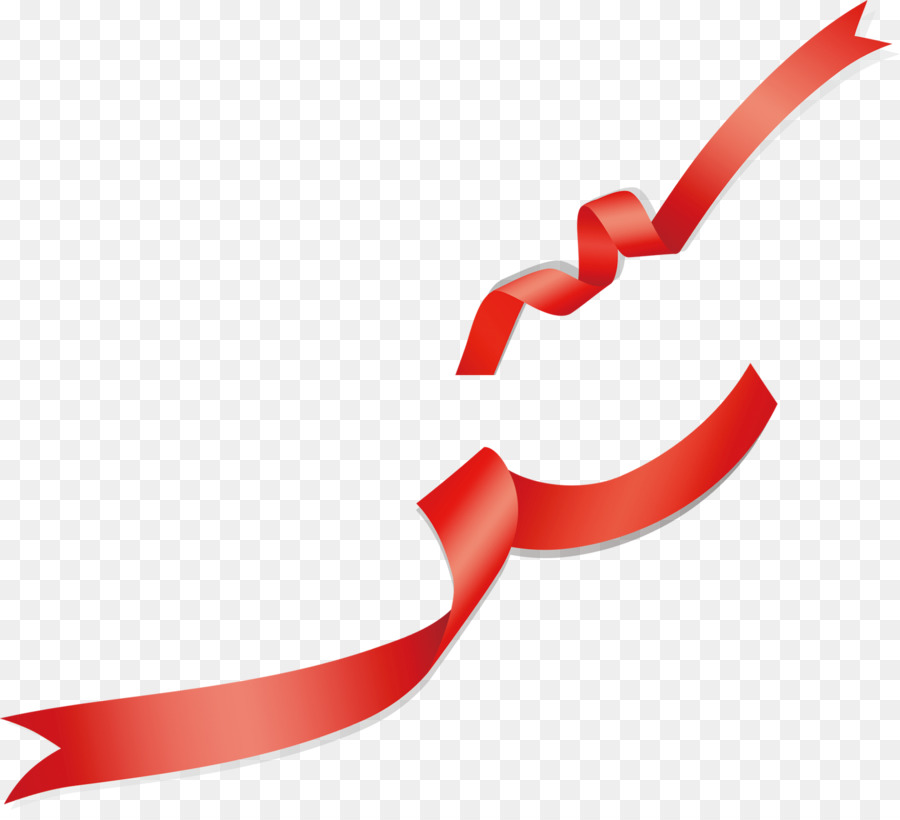 Red ribbon Textile - Red Ribbon png download - 1523*1371 - Free Transparent Ribbon png Download.