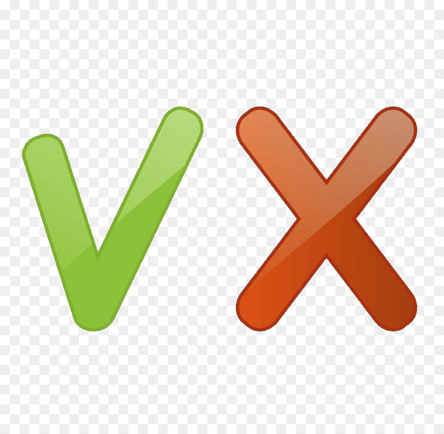 Check mark Red X mark Cross - Green hook and red cross png download - 1024*987 - Free Transparent Check Mark png Download.