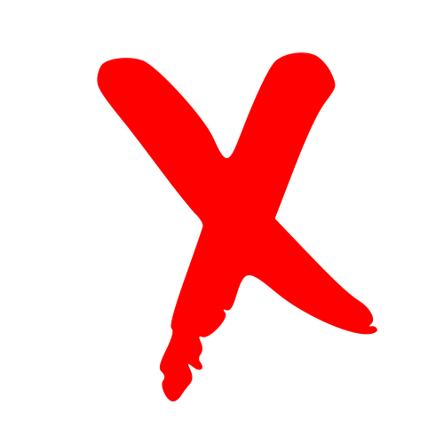 Red X X Mark Computer Icons Clip Art Red X Png Png Download 500500
