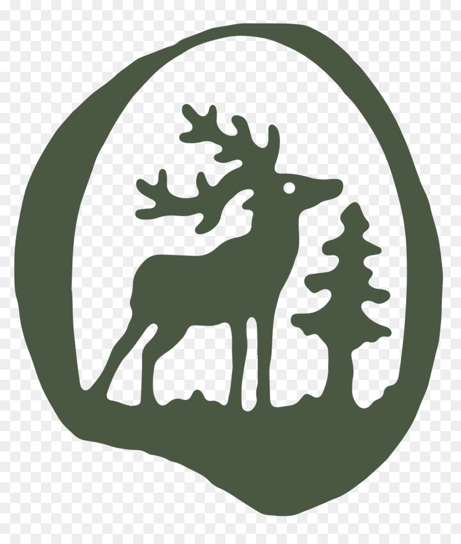 Reindeer Logo Green Antler Silhouette - Reindeer png download - 1000*1168 - Free Transparent Reindeer png Download.