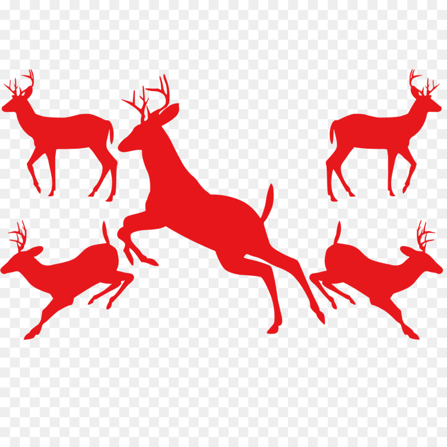 Reindeer Moose Vector graphics Image - reindeer antlers transparent png download - 1100*1100 - Free Transparent Deer png Download.