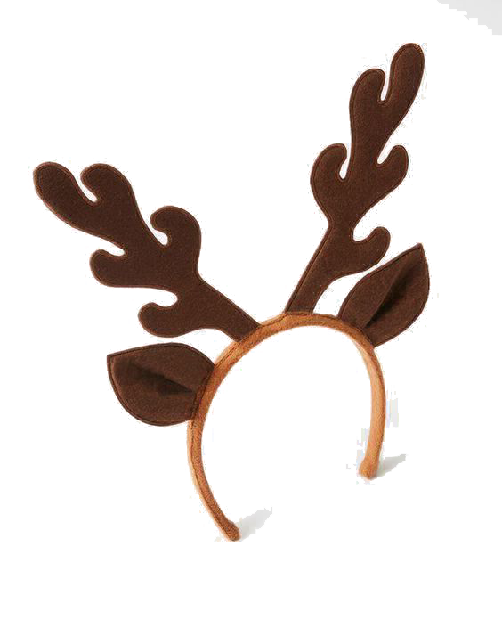 Reindeer Antler Rudolph Headband - Reindeer png download - 564*696