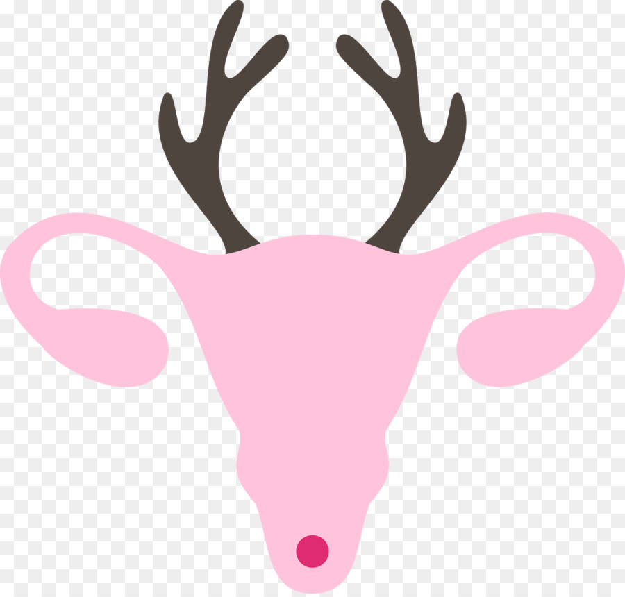 Reindeer Antler Snout Pink M Clip art - Reindeer png download - 1053*1000 - Free Transparent Reindeer png Download.