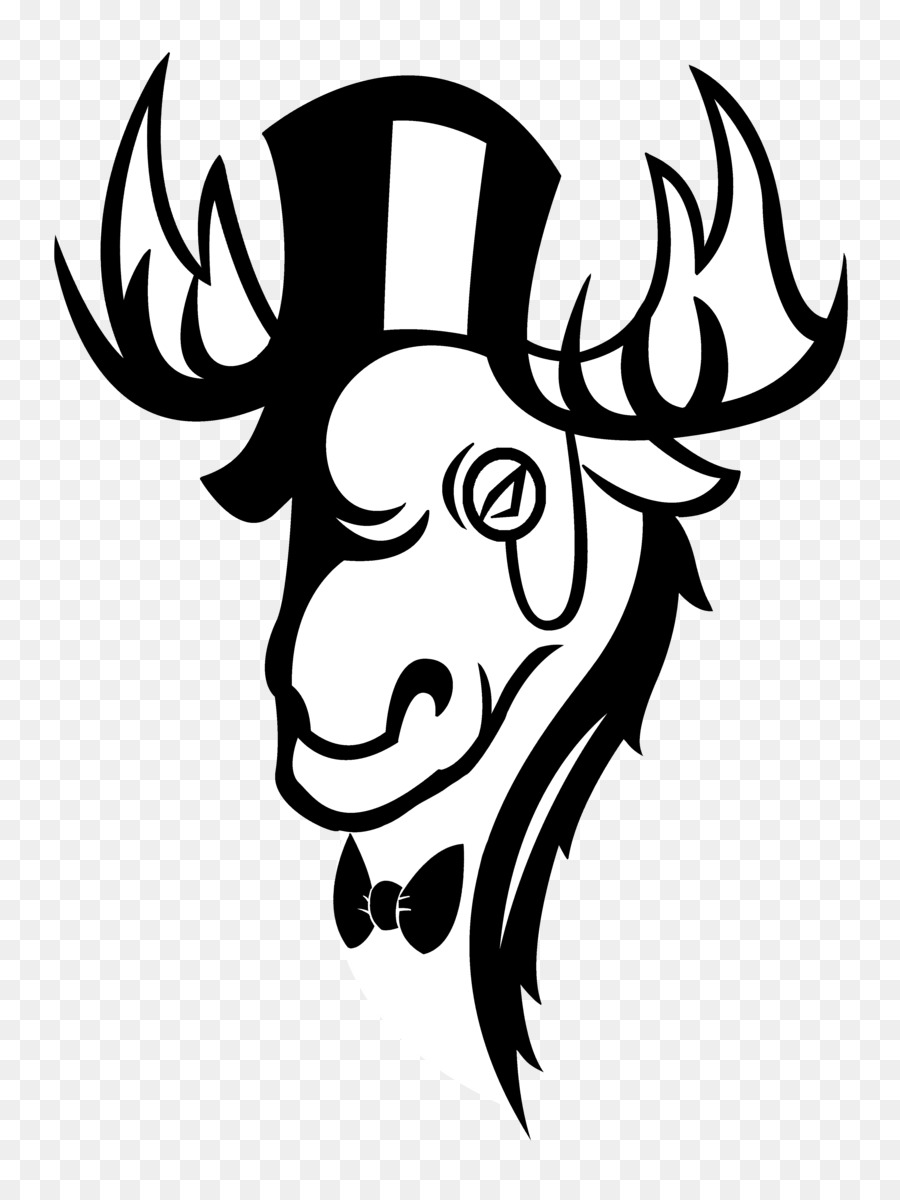 Deer Silhouette Visual arts Clip art - chin template png download - 3830*5064 - Free Transparent Deer png Download.
