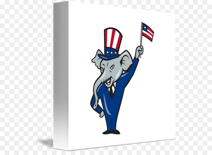 Flag of the United States Republican Party - republican elephant png download - 606*650 - Free Transparent United States png Download.