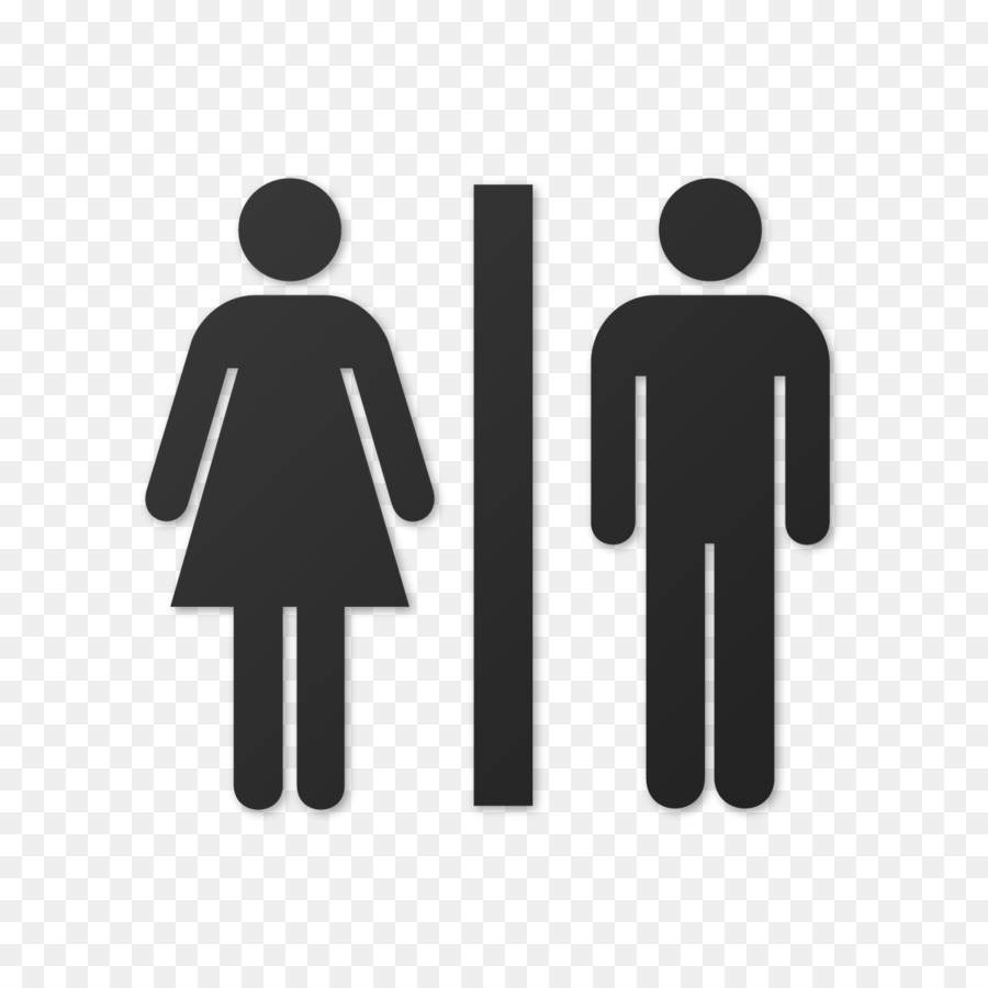 Unisex public toilet Bathroom Sign - Stick Figure Graphic png download - 1200*1200 - Free Transparent Unisex Public Toilet png Download.