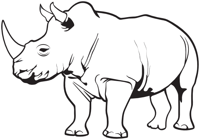 rhinoceros horn clip art rhino animal cliparts png download 642 449 free transparent rhinoceros png download clip art library clipart library