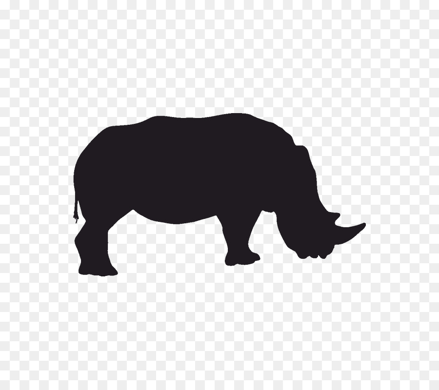 Black rhinoceros Save the Rhino Indian rhinoceros Silhouette - Silhouette png download - 800*800 - Free Transparent Rhinoceros png Download.