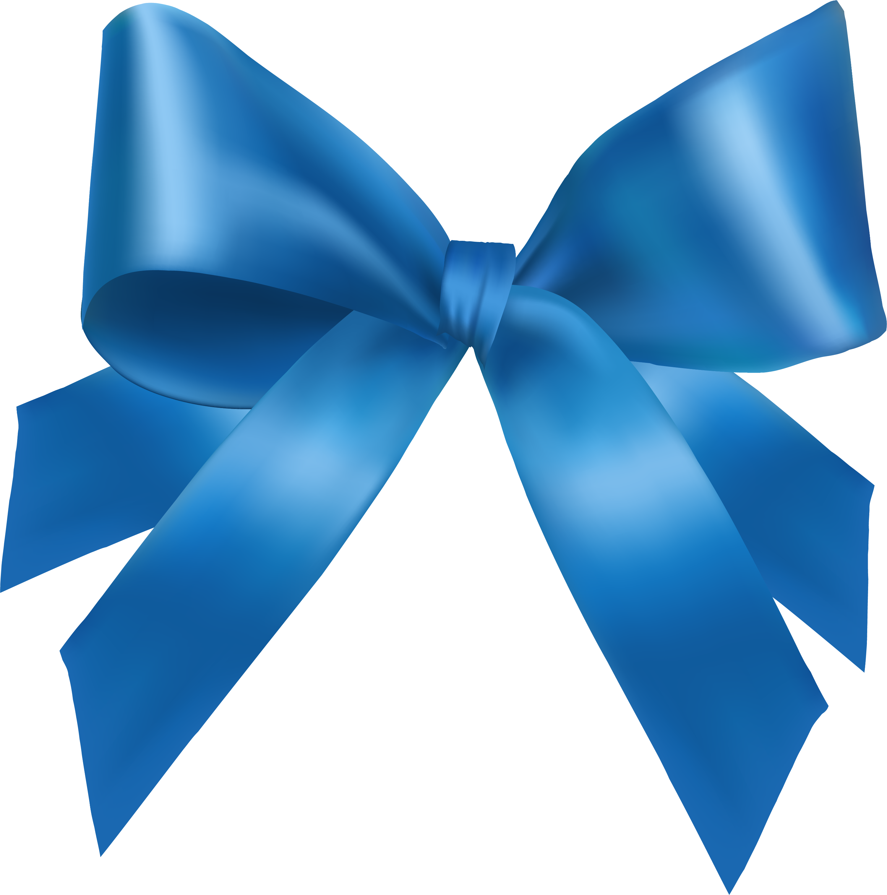 blue ribbons