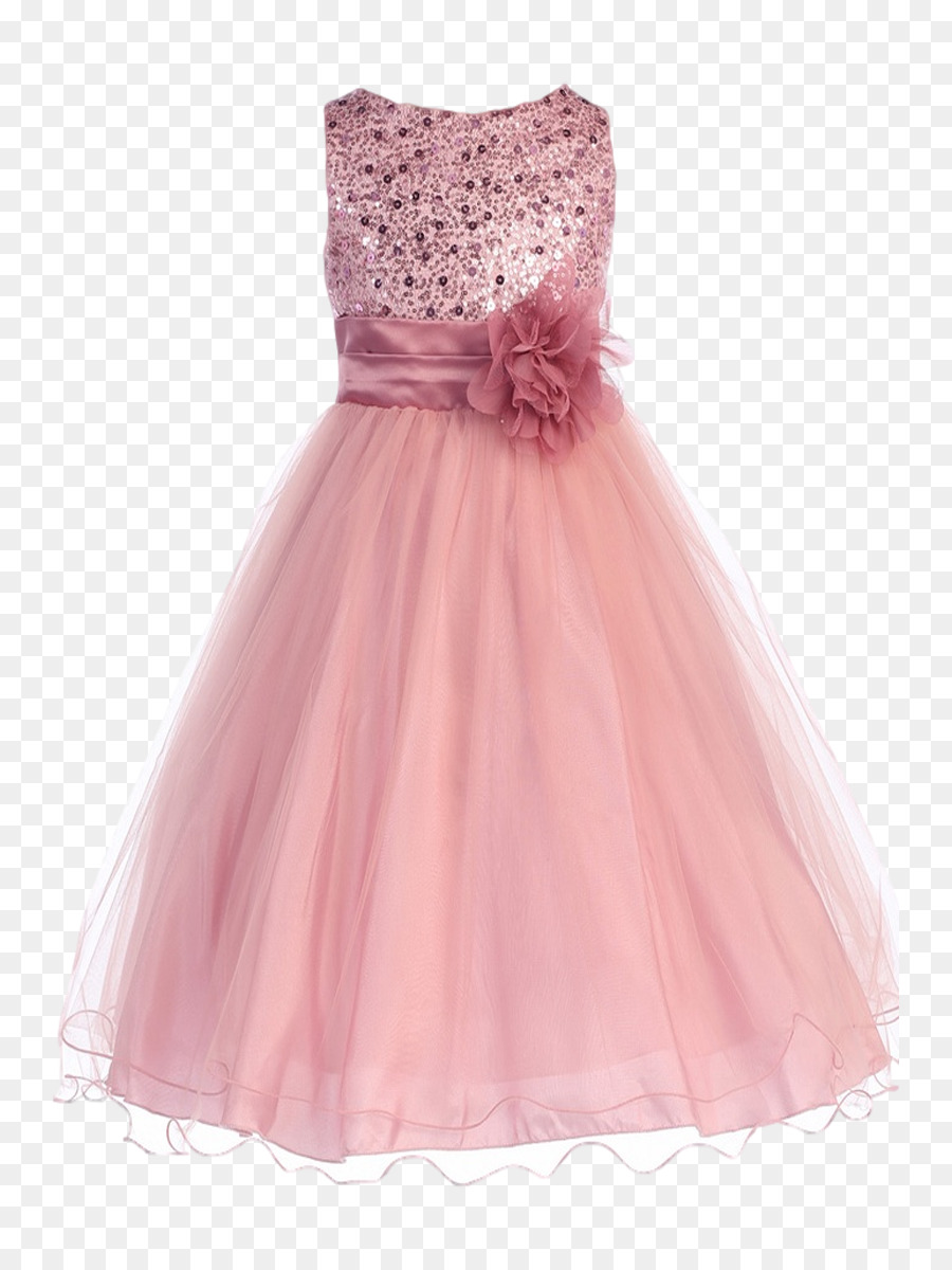 Flower girl Party dress Clothing Sequin - summer dress png pink png download - 800*1200 - Free Transparent Flower Girl png Download.
