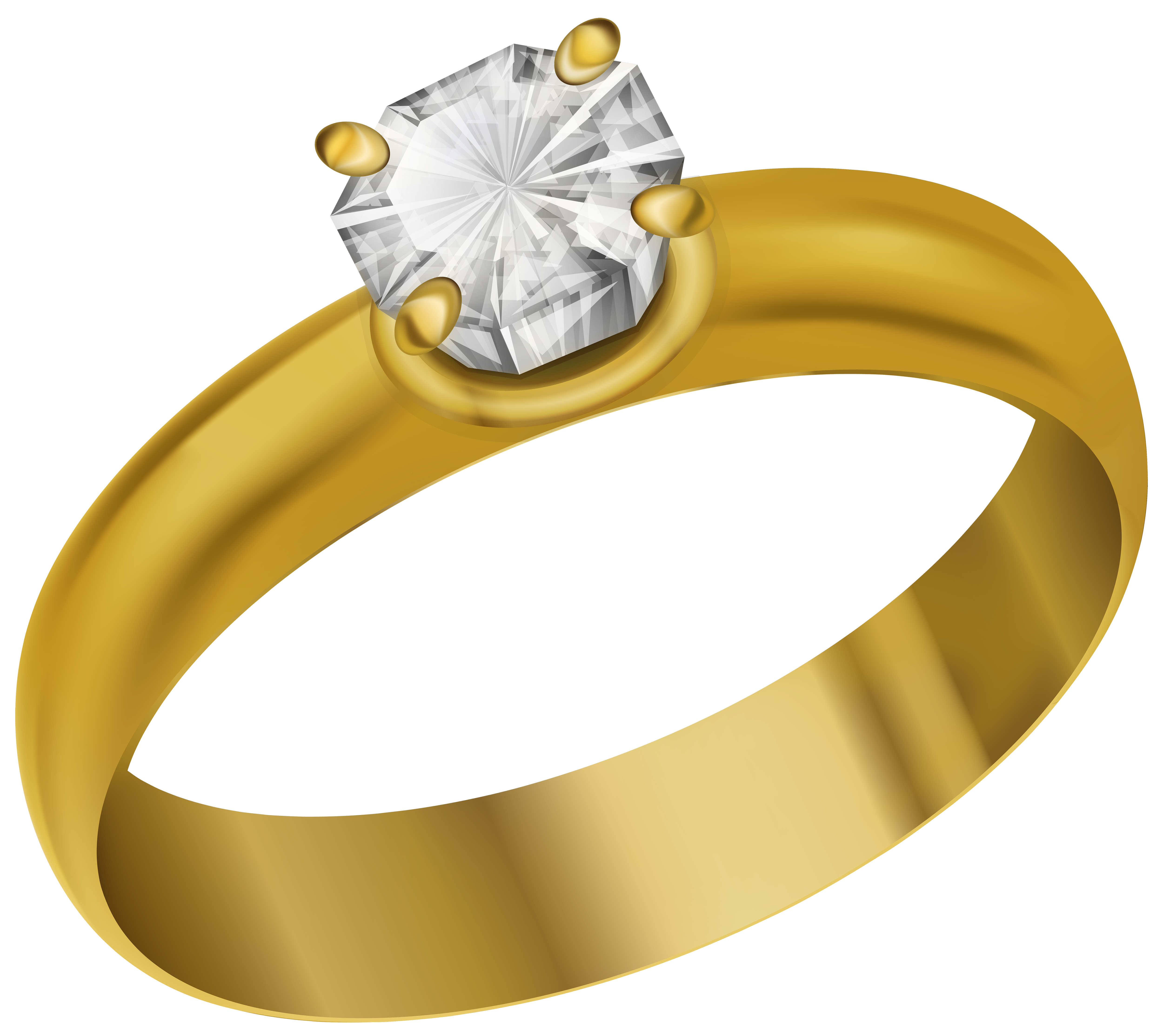 Wedding ring Gold Clip art - Ring Transparent PNG Clip Art Image png