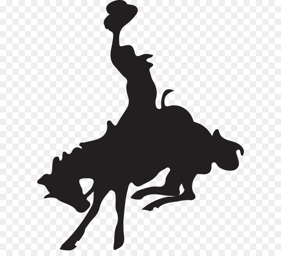 Horse Cody Night Rodeo Silhouette Black Clip art - bucking horse png download - 662*802 - Free Transparent Horse png Download.