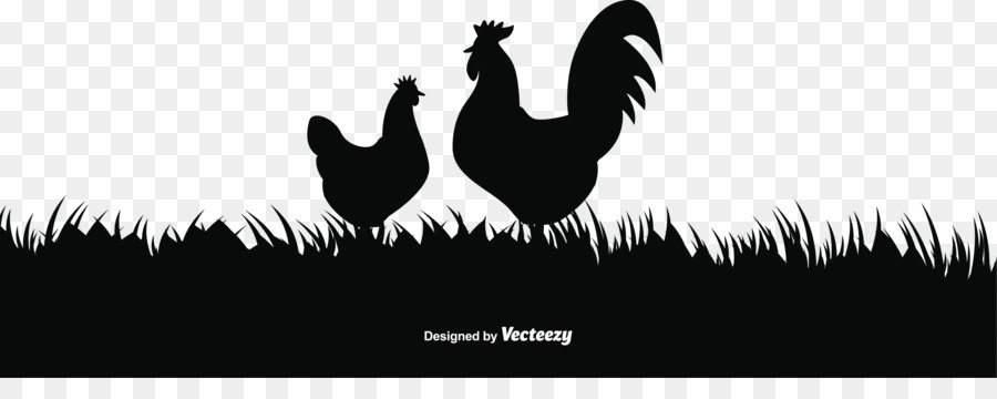 Chicken Rooster Sunrise - Rooster silhouette vector illustration png download - 2917*1105 - Free Transparent Chicken png Download.