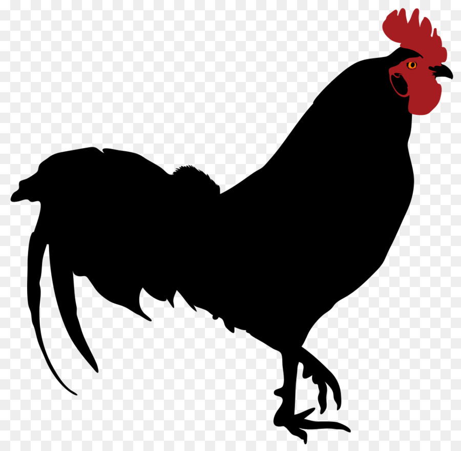 Rooster Silhouette Chicken Clip art - rooster png download - 1052*1024 - Free Transparent Rooster png Download.