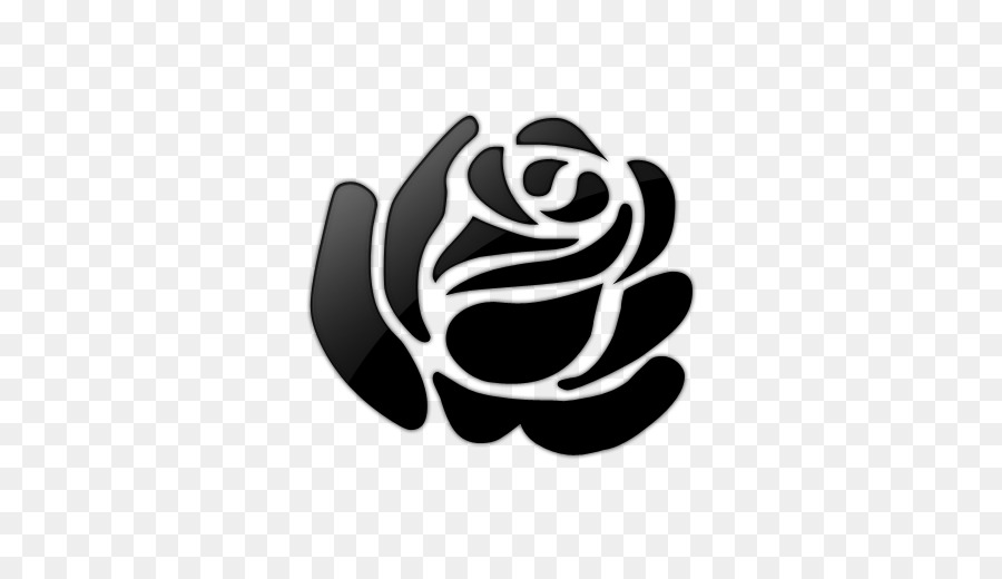 Stencil Rose Drawing Silhouette Clip art - vector iris png download - 512*512 - Free Transparent Stencil png Download.