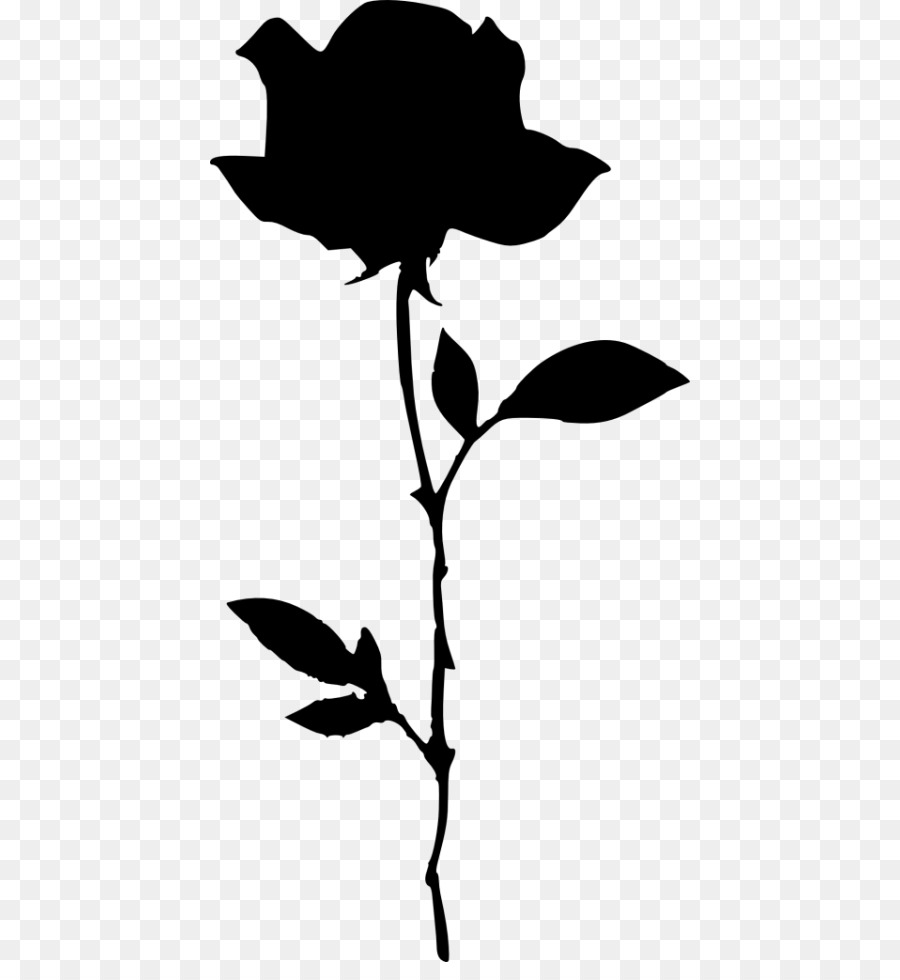 Drawing Rose Clip art - nature silhouette png download - 480*962 - Free Transparent Drawing png Download.