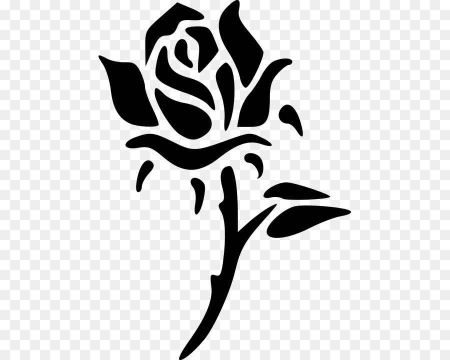 Rose Silhouette Clip art - Canabis png download - 505*720 - Free Transparent Rose png Download.
