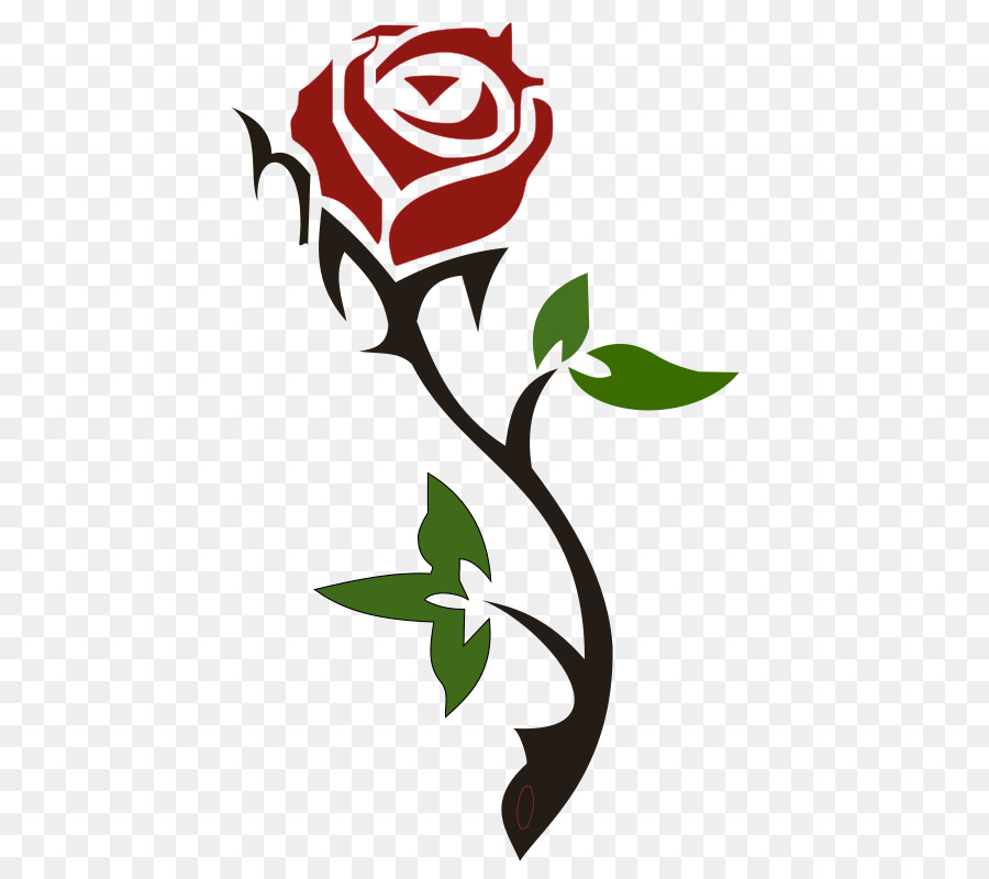 Rose Silhouette Clip art - simple clipart png download - 566*800 - Free Transparent Rose png Download.