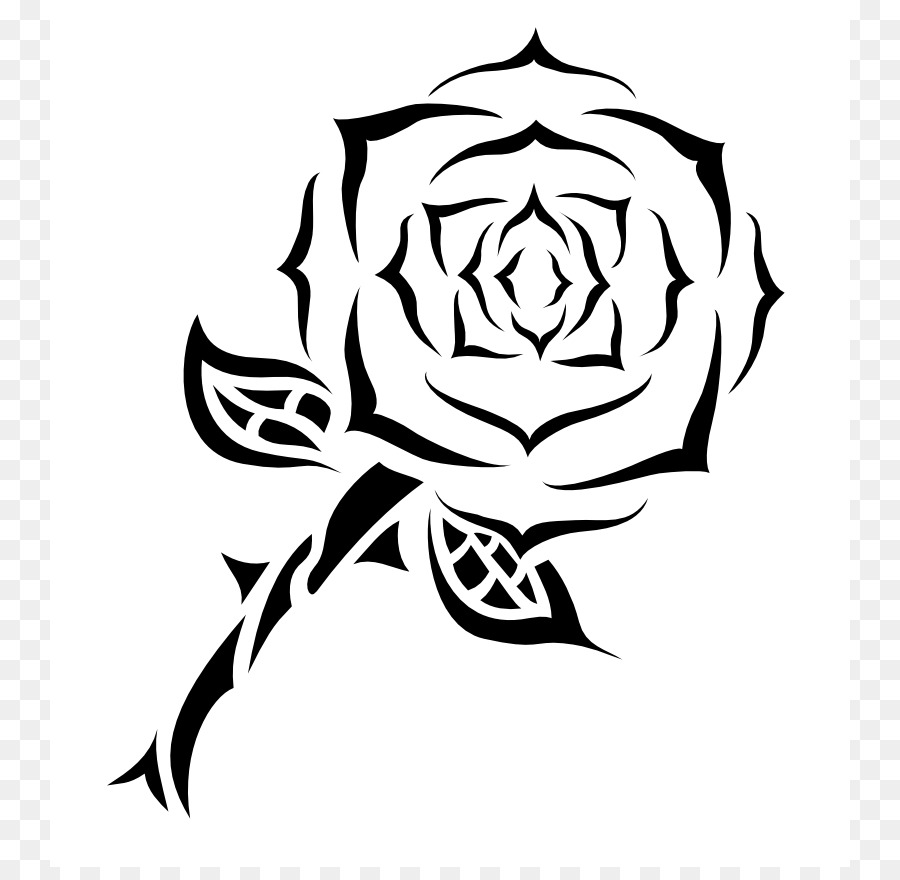 Rose Tattoo Drawing Clip art - Frog Outlines png download - 800*867 - Free Transparent Rose png Download.