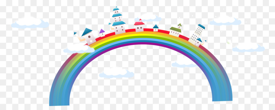 House Illustration - Vector illustration rainbow house png download - 3933*1517 - Free Transparent House png Download.