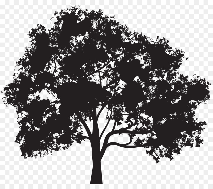 Tree Silhouette Clip art - oak png download - 8000*6936 - Free Transparent Tree png Download.