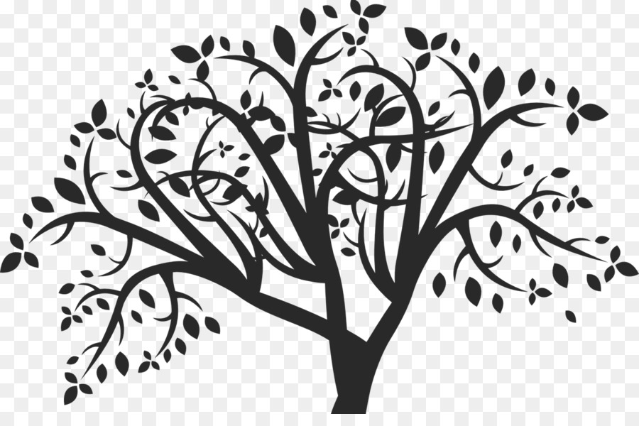 Tree Silhouette Clip art - abstract tree png download - 1280*829 - Free Transparent Tree png Download.