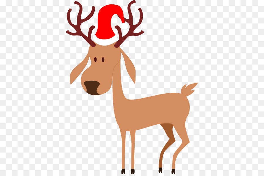 Rudolph Reindeer Santa Claus Christmas Clip art - Rudolph The Red Nosed Reindeer Clipart png download - 450*594 - Free Transparent Rudolph png Download.