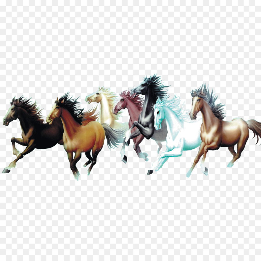 Horse painting Interior Design Services Room Galloping - horse png download - 1417*1417 - Free Transparent Horse png Download.