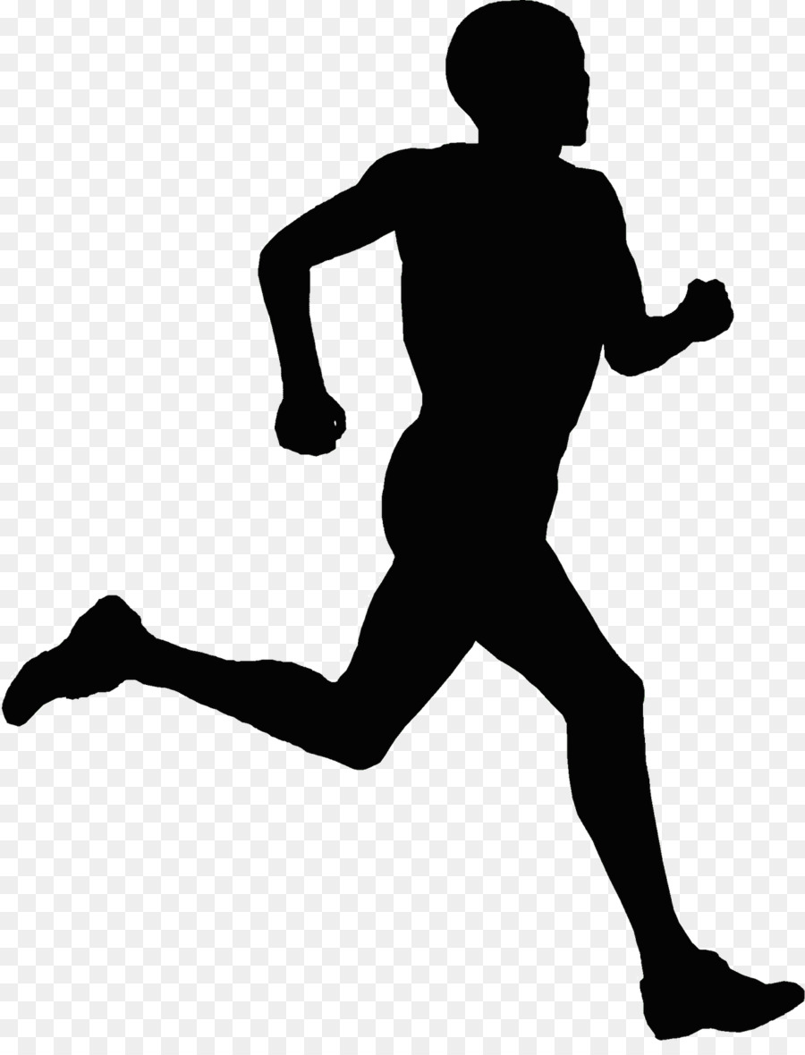 Free Running Man Silhouette Png, Download Free Running Man Silhouette