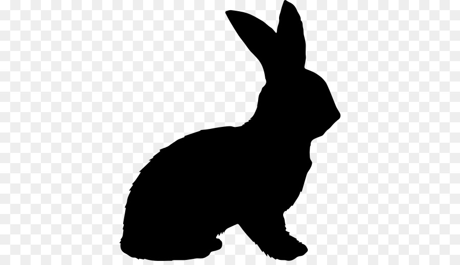 Scalable Vector Graphics Silhouette Portable Network Graphics Hare - easter bunny silhouette png rabbits png download - 512*512 - Free Transparent Silhouette png Download.