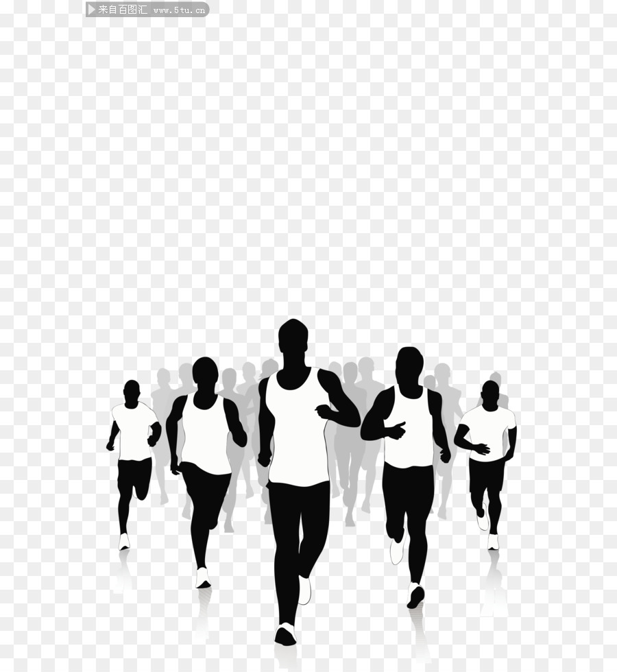 Long-distance running Silhouette Clip art - Silhouette png download - 650*975 - Free Transparent Running png Download.