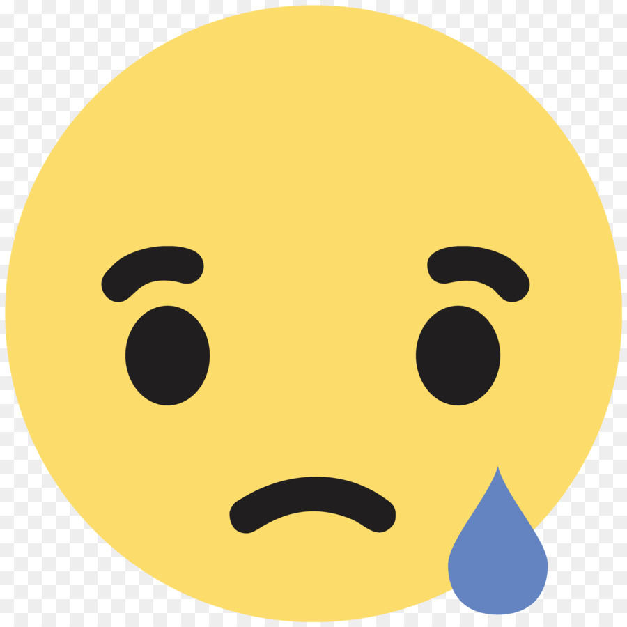 Facebook Like button Sadness Emoticon - emoji face png download - 2160*2160 - Free Transparent Facebook png Download.
