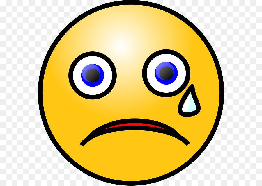 Sadness Smiley Face Clip art - sad emoji png download - 640*639 - Free Transparent Sadness png Download.