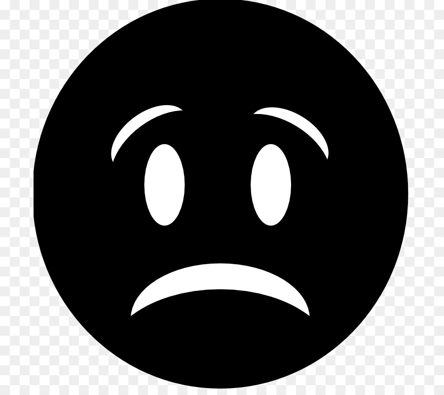 Sadness Smiley Face Frown Clip art - Black And White Sad Face png download - 764*800 - Free Transparent Sadness png Download.