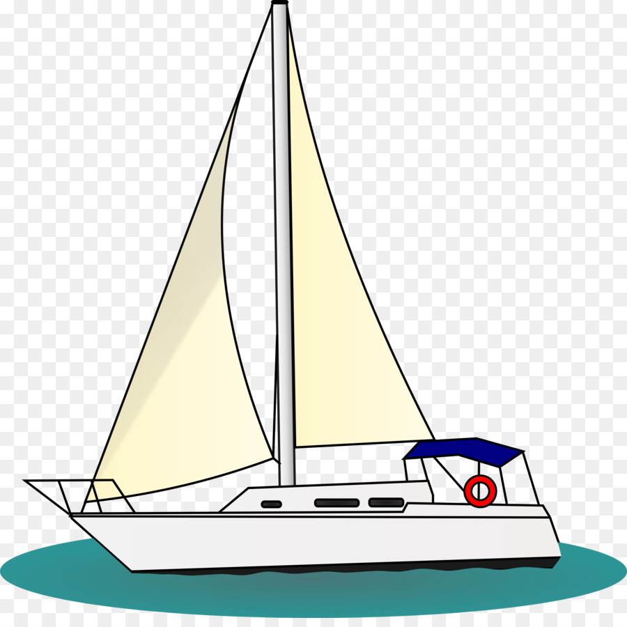 Sailing yacht Sailboat Clip art - yacht png download - 2435*2400 - Free Transparent Yacht png Download.