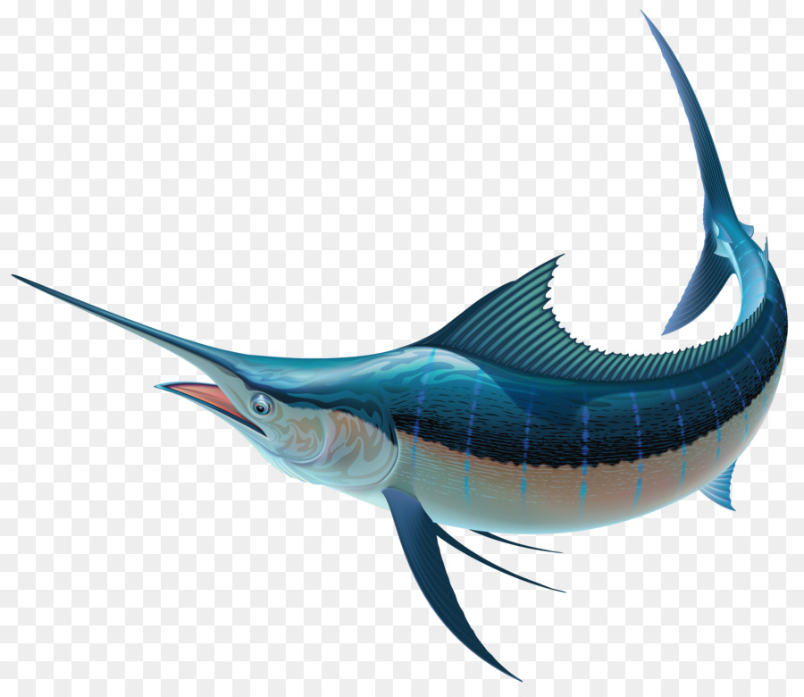 Swordfish Recreational fishing Sailfish Clip art - under sea png download - 3500*3010 - Free Transparent Swordfish png Download.