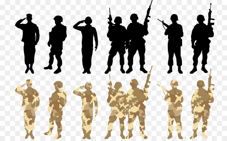 Soldier Salute Army - Vector soldier png download - 3270*2016 - Free Transparent Military png Download.