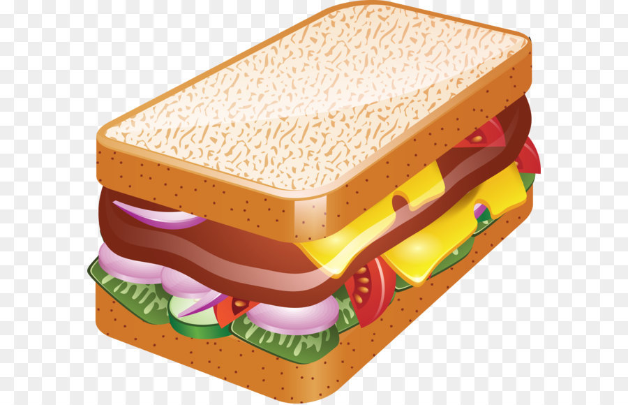 Hamburger Submarine sandwich Clip art - Sandwich PNG image png download - 3473*3087 - Free Transparent Hamburger png Download.