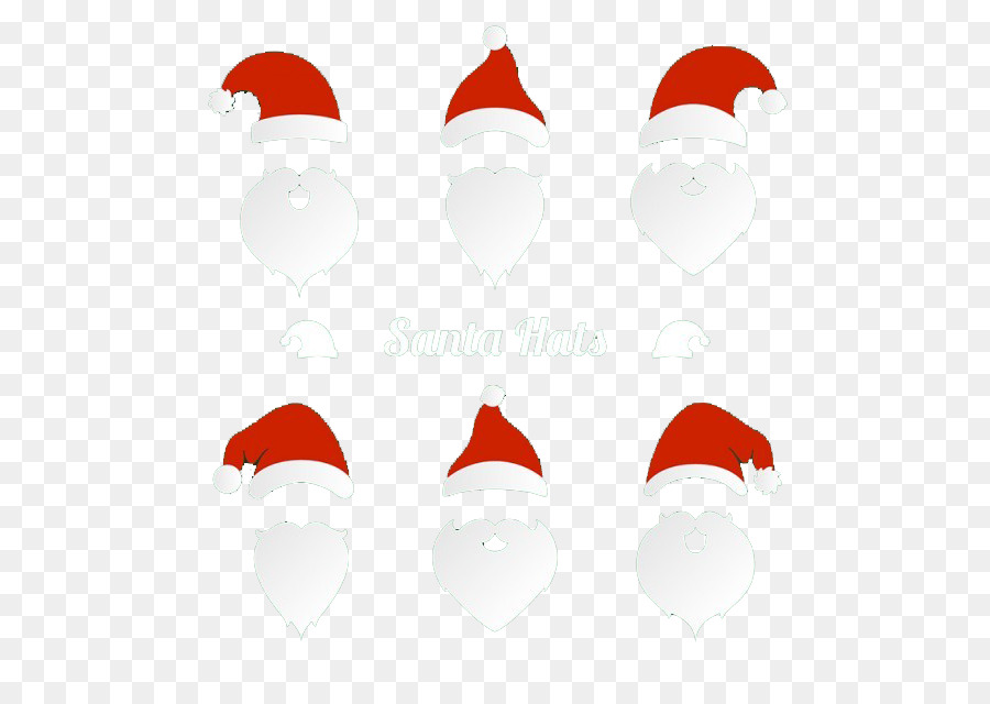 Santa Claus Christmas Beard Hat - Christmas hat and beard png download - 626*626 - Free Transparent Santa Claus png Download.