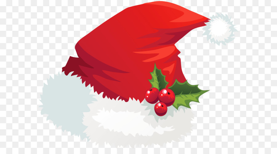 Santa Claus Hat Christmas Clip art - Transparent Santa Hat with Mistletoe PNG Picture png download - 3745*2802 - Free Transparent Santa Claus png Download.