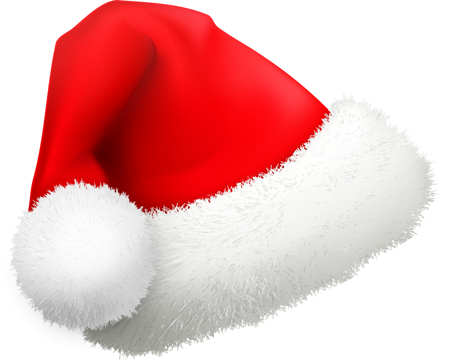 Santa Claus Christmas Hat Cartoon - Red cartoon christmas hat png