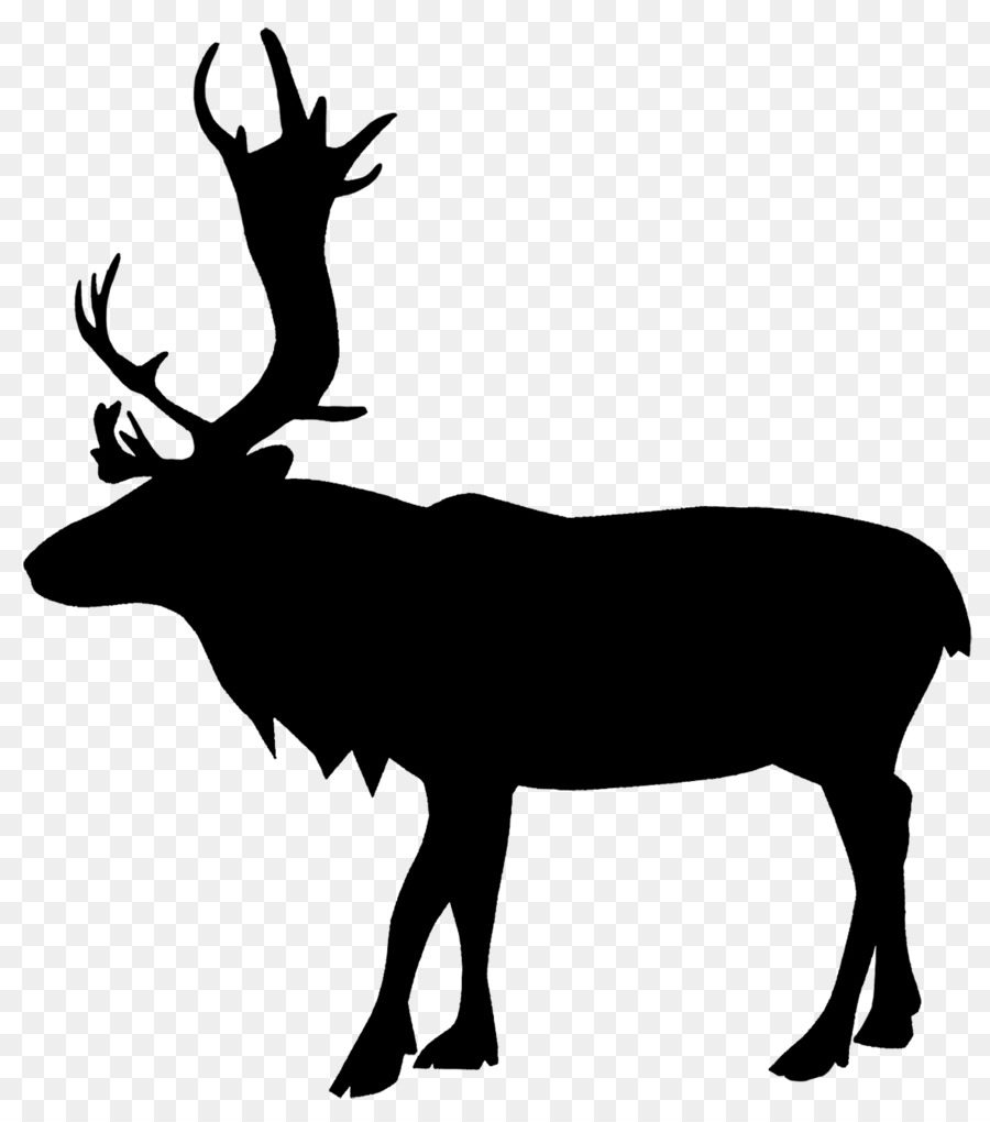 Rudolph Reindeer Santa Claus Silhouette - Reindeer Silhouette Cliparts png download - 1181*1323 - Free Transparent Rudolph png Download.