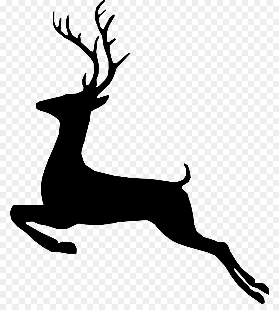 Reindeer Santa Claus Christmas Clip art - Antler png download - 836*981 - Free Transparent Deer png Download.
