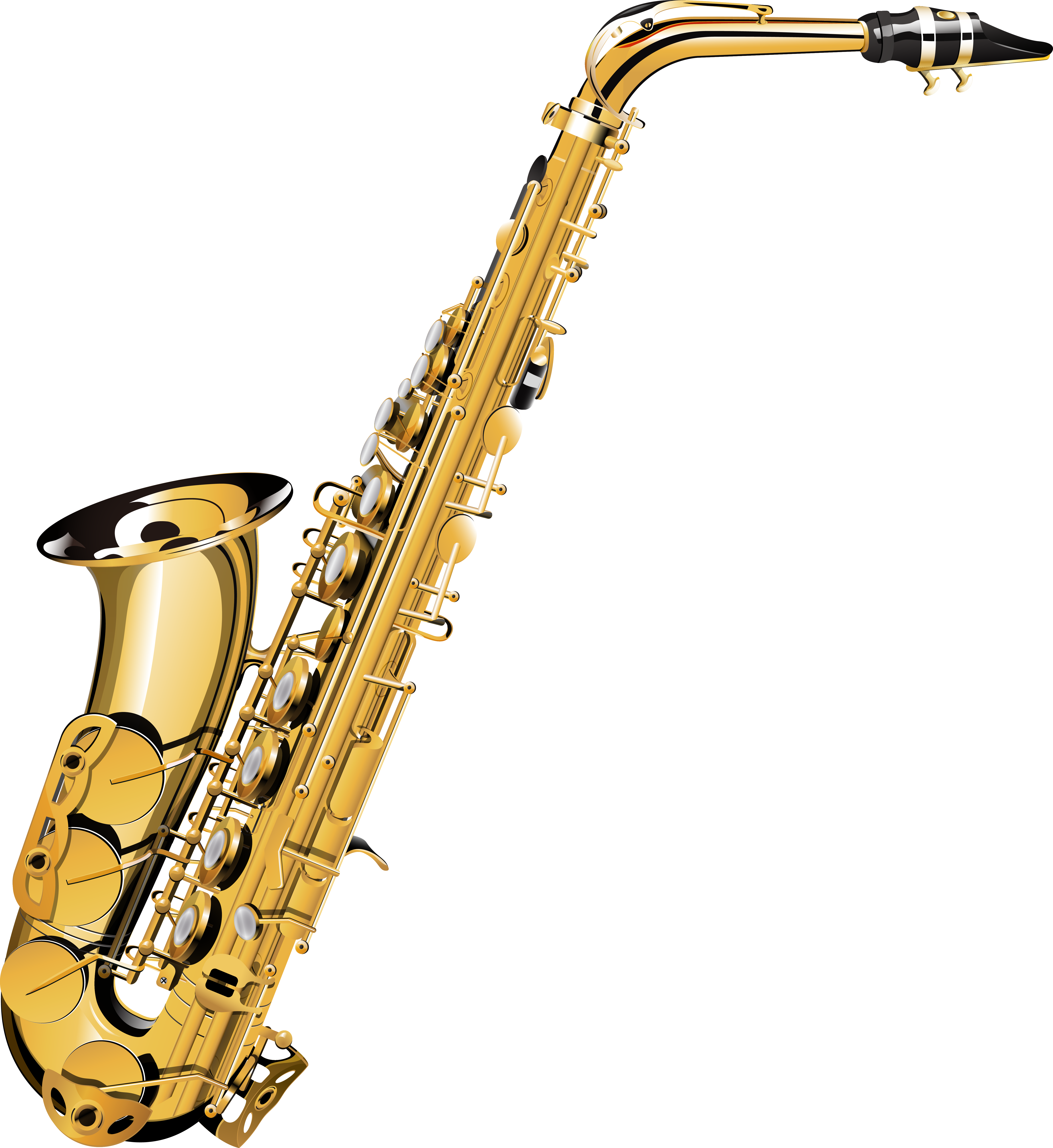 Alto Saxophone Musical Instruments Trumpet Tenor Saxophone Vector