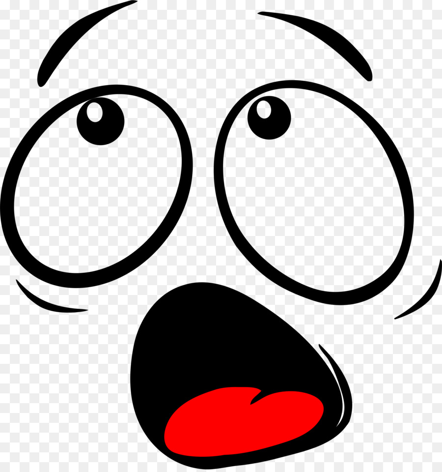 Smiley Fear Face Clip art - Cartoon Worried Face png download - 528*597