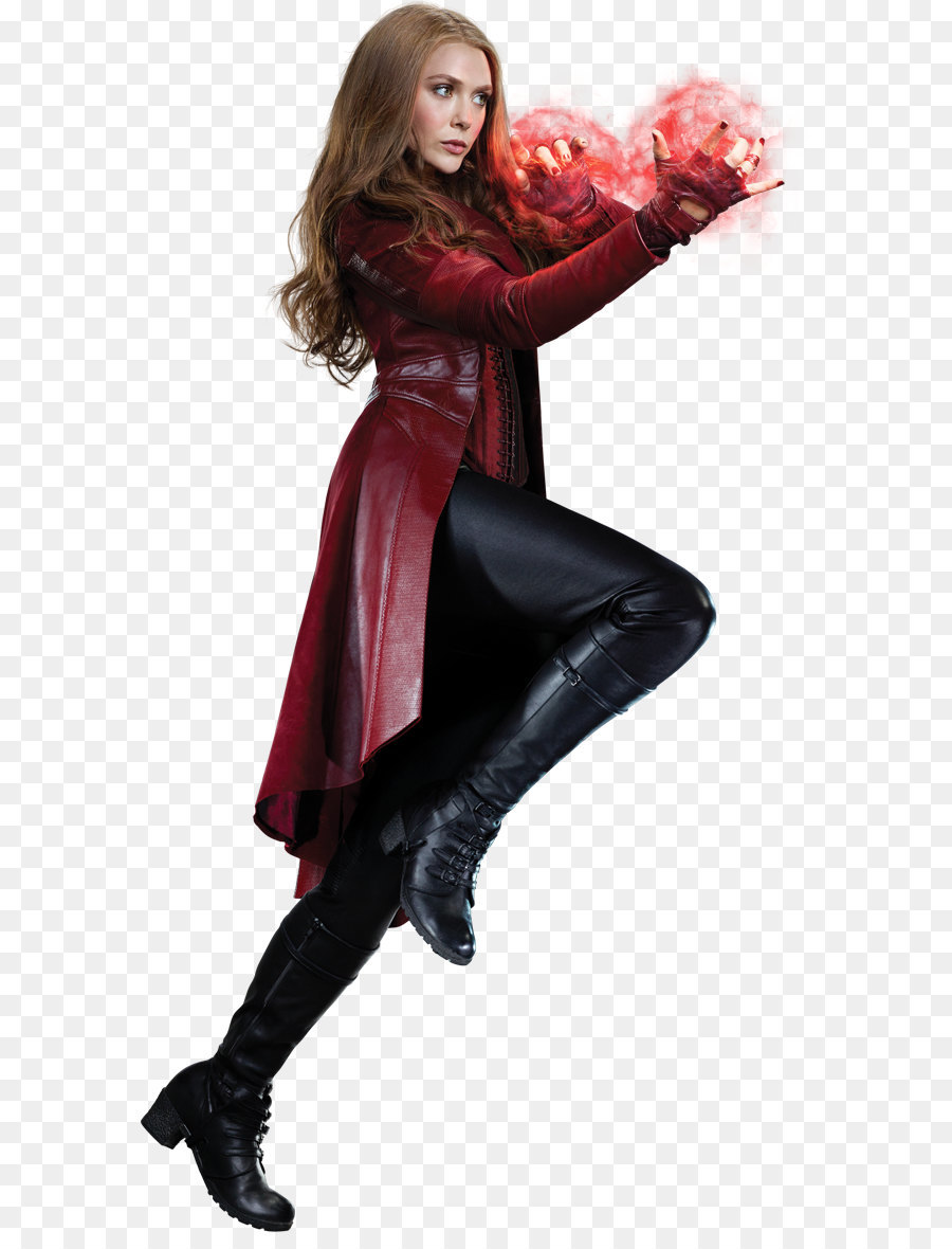 Elizabeth Olsen Wanda Maximoff Quicksilver Vision Iron Man - Scarlet Witch Png png download - 634*1164 - Free Transparent  png Download.