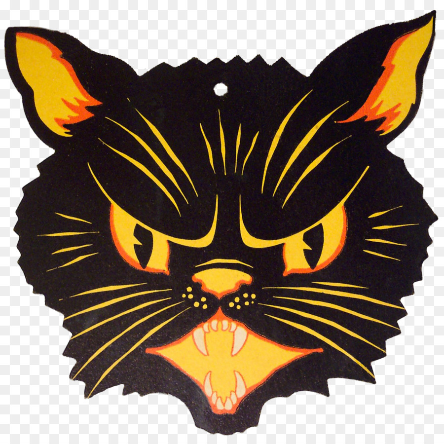 Black cat Halloween - Cat png download - 1375*1357 - Free Transparent Cat png Download.