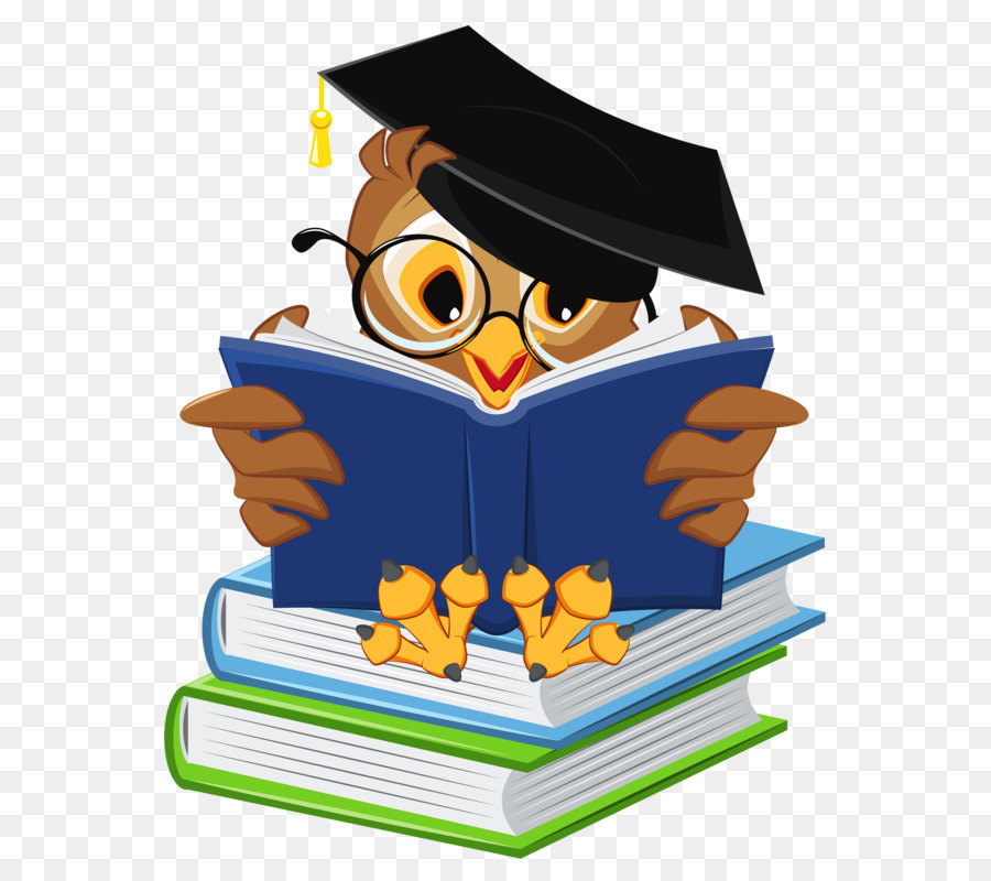 Graduation ceremony Owl Square academic cap Icon - Owl with School Books PNG Clipart Picture png download - 3308*4000 - Free Transparent Book png Download.