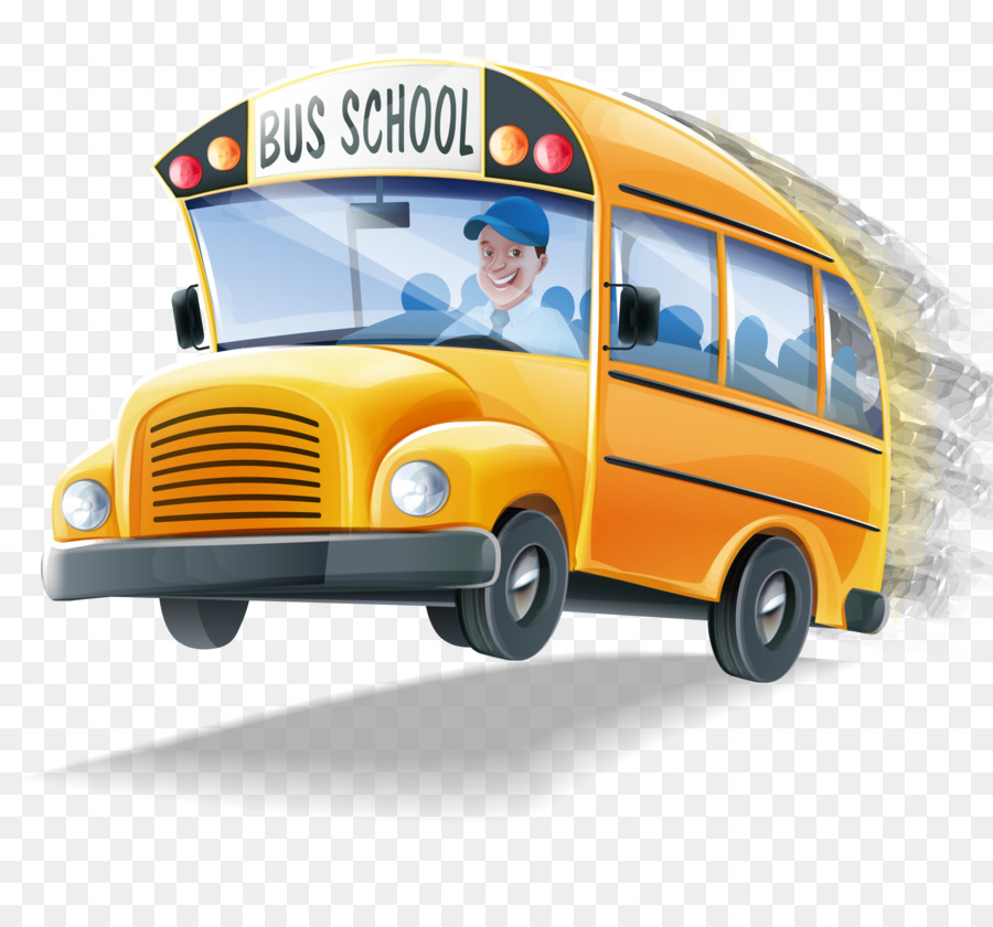 School bus - Cartoon school bus png download - 2126*1965 - Free